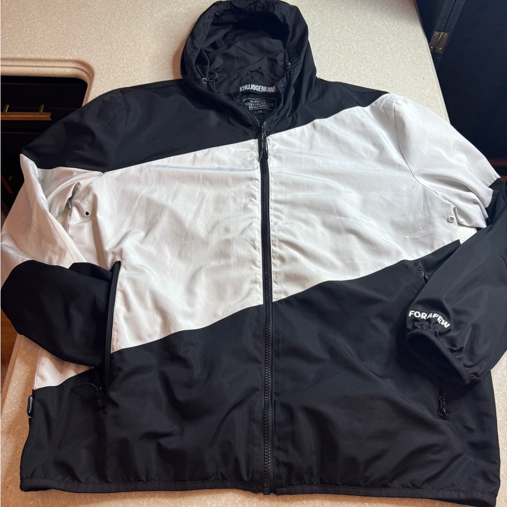 Khujo Genuine Black and White lightweight Jacket L